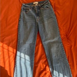 Abercrombie & Fitch Blue Straight Leg Jeans